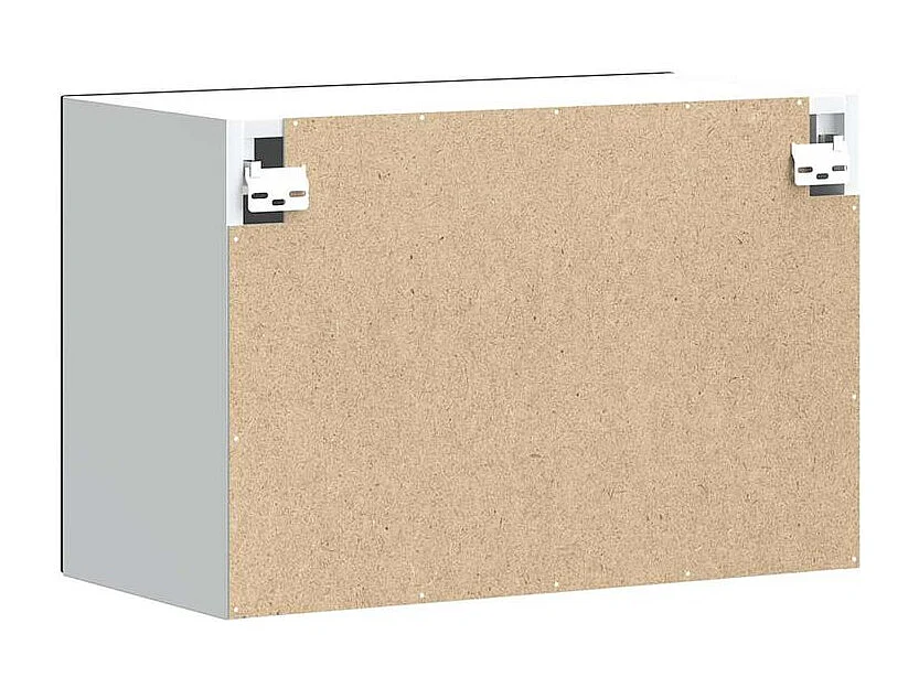 Armoire murale de cuisine Porto noir bois d'ingénierie