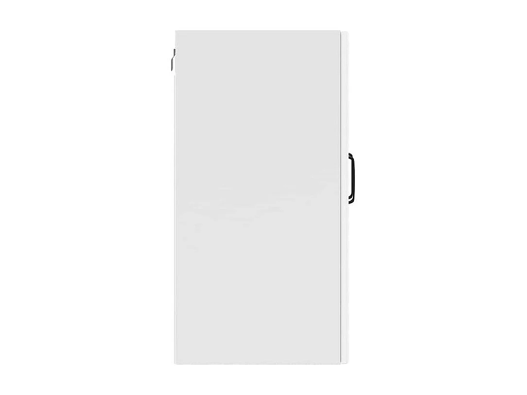 Armoire murale de cuisine avec porte en verre Lucca blanc
