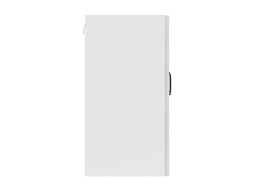 Armoire murale de cuisine Kalmar gris béton bois d'ingénierie