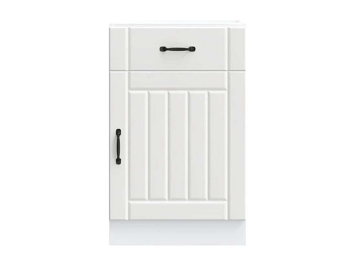 Armoire de cuisine Lucca blanc bois d'ingénierie