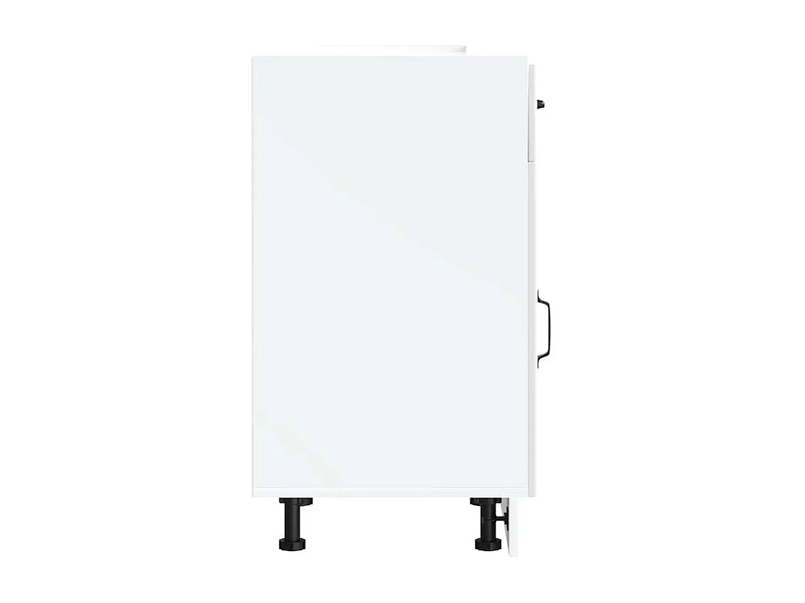 Armoire de cuisine Lucca blanc bois d'ingénierie