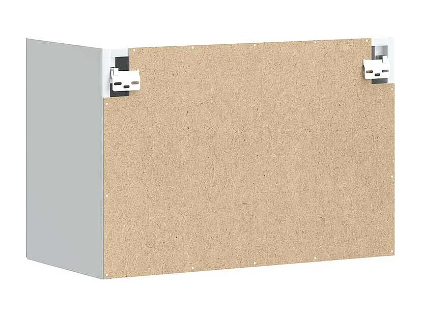 Armoire murale de cuisine Kalmar blanc bois d'ingénierie