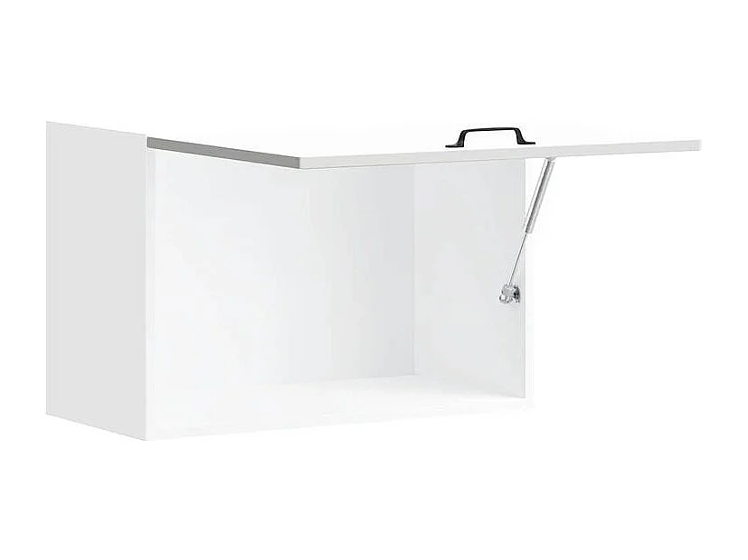 Armoire murale de cuisine Kalmar blanc bois d'ingénierie