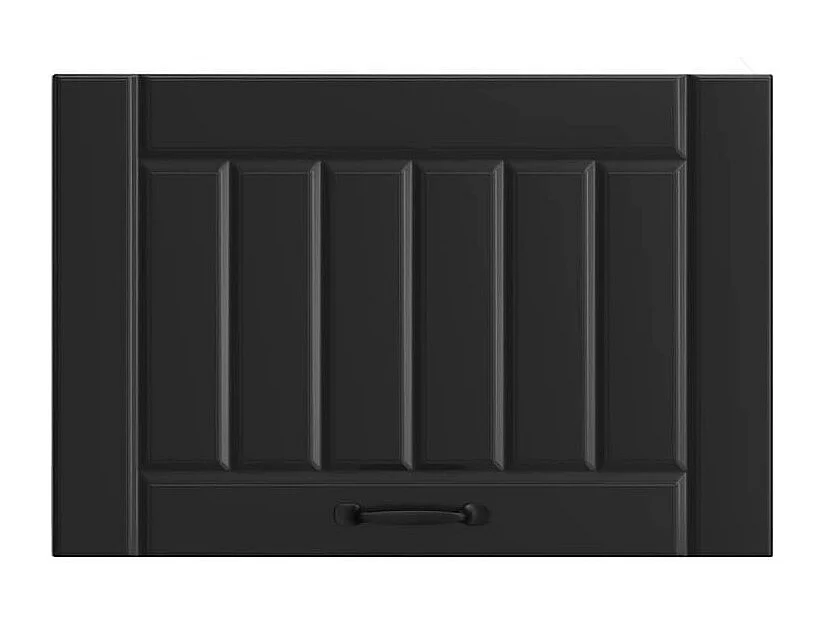 Armoire murale de cuisine Lucca noir bois d'ingénierie