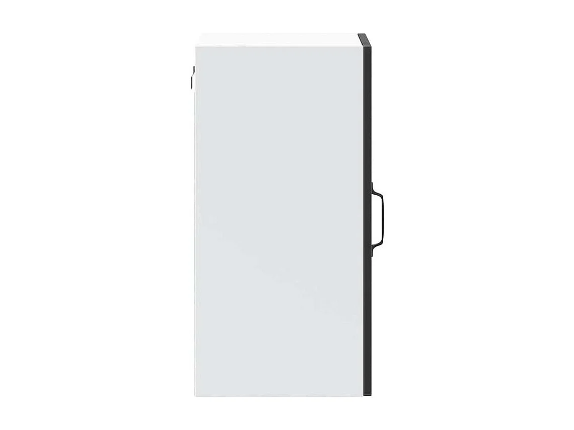 Armoire murale de cuisine avec porte en verre Kalmar noir