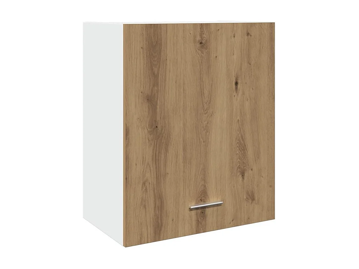 Armoire suspendue chêne artisanal 50x31x60 bois d'ingénierie