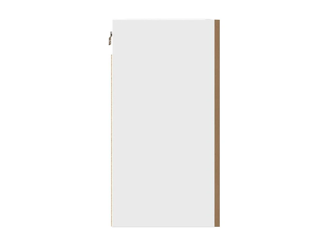 Armoire suspendue chêne artisanal 50x31x60 bois d'ingénierie