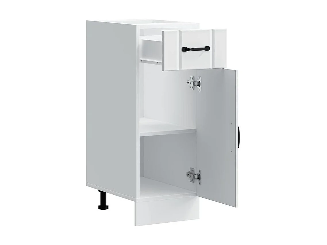 Armoire de cuisine Lucca blanc bois d'ingénierie