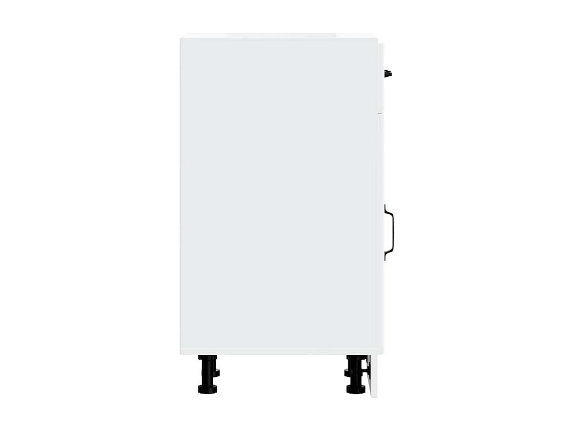 Armoire de cuisine Lucca blanc bois d'ingénierie