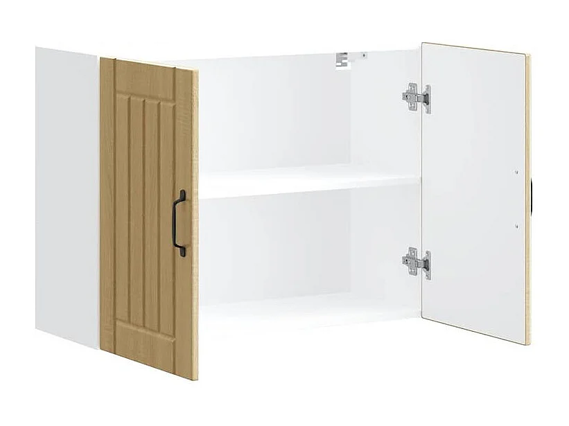 Armoire murale de cuisine Lucca chêne sonoma bois ingénierie