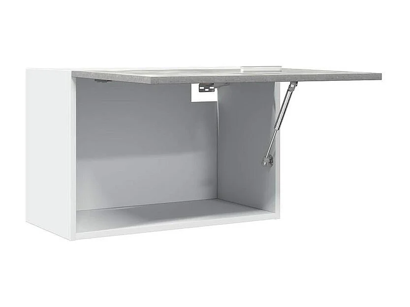 Armoire suspendue Gris béton 60x31x40