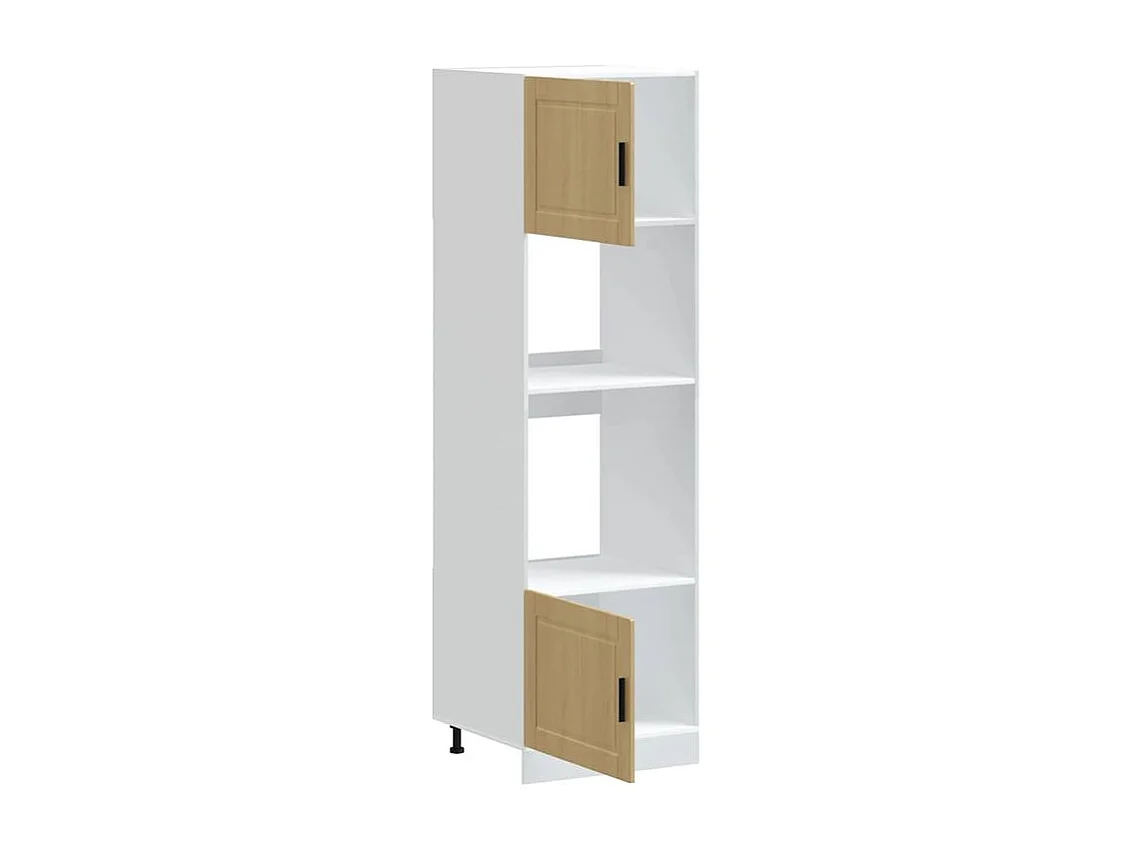Armoire de four 2 pc Porto chêne sonoma bois d'ingénierie