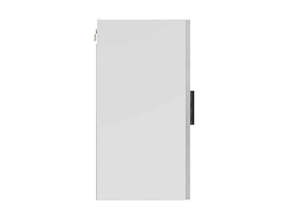 Armoire murale de cuisine Porto gris béton bois d'ingénierie