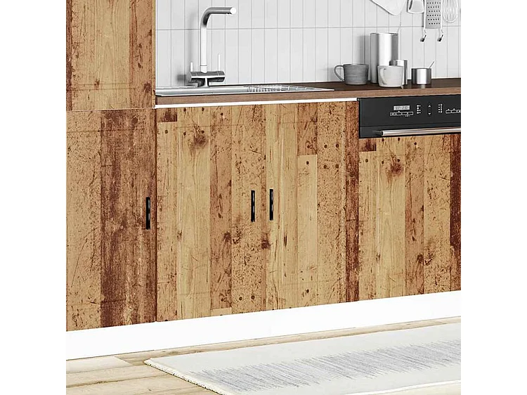 Meuble bas pour évier Porto vieux bois bois ingénierie