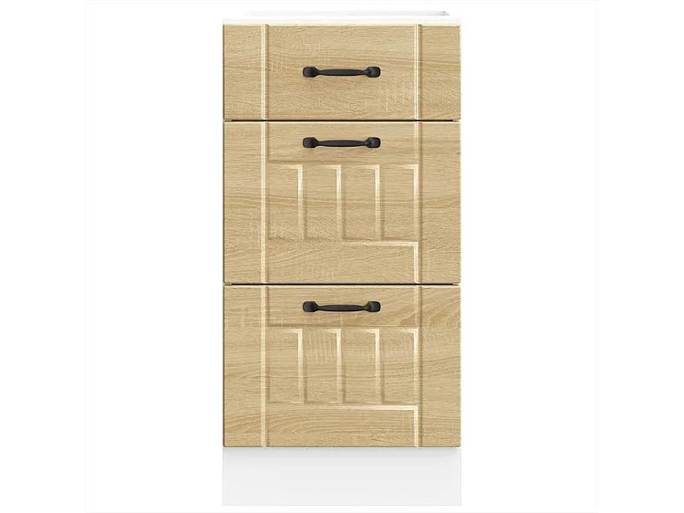 Armoire de cuisine Lucca chêne sonoma bois ingénierie