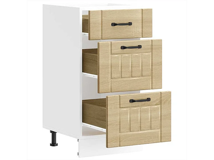 Armoire de cuisine Lucca chêne sonoma bois ingénierie