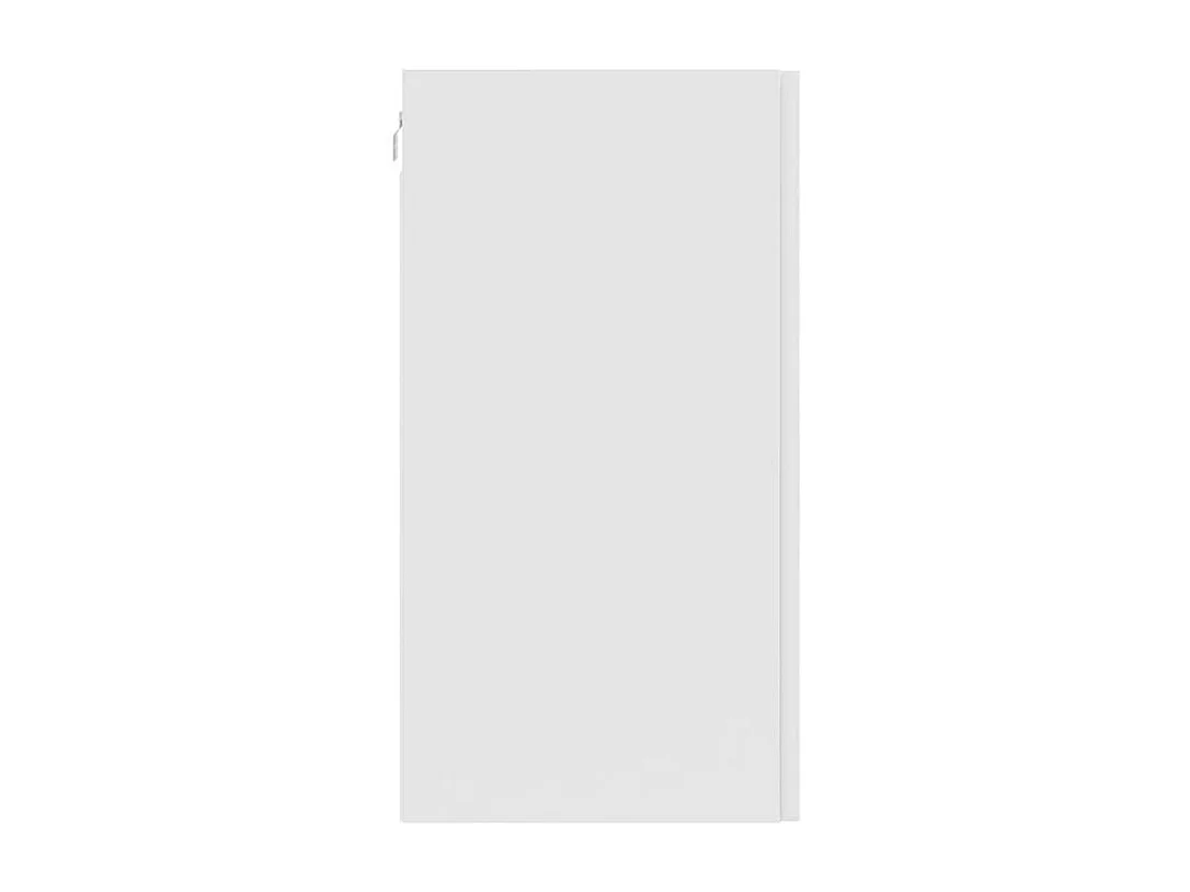 Armoire murale de cuisine Porto blanc brillant bois ingénierie