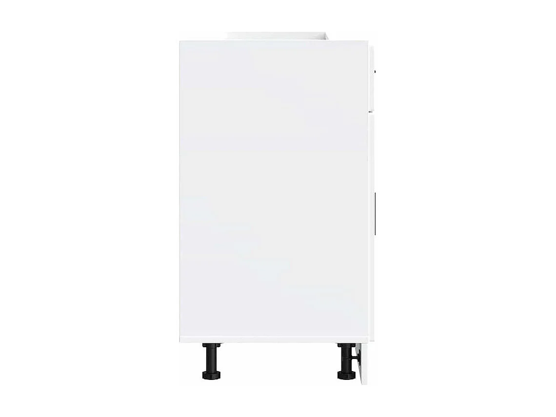 Armoire de cuisine Porto blanc bois d'ingénierie