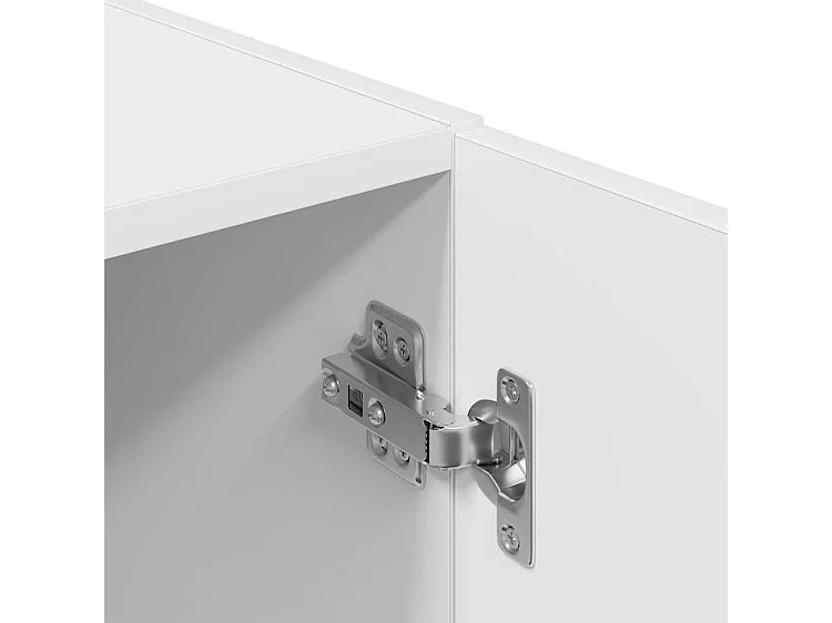 Armoire de cuisine blanc 38x41,5x131,5 bois d'ingénierie