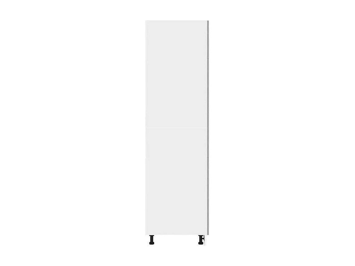 Armoire de réfrigérateur Gris béton 60x57x207