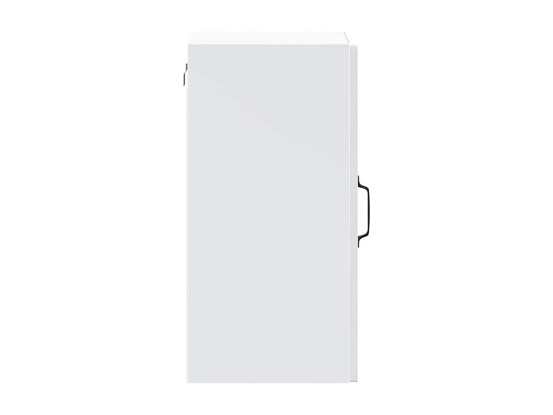 Armoire murale de cuisine avec porte en verre Lucca blanc