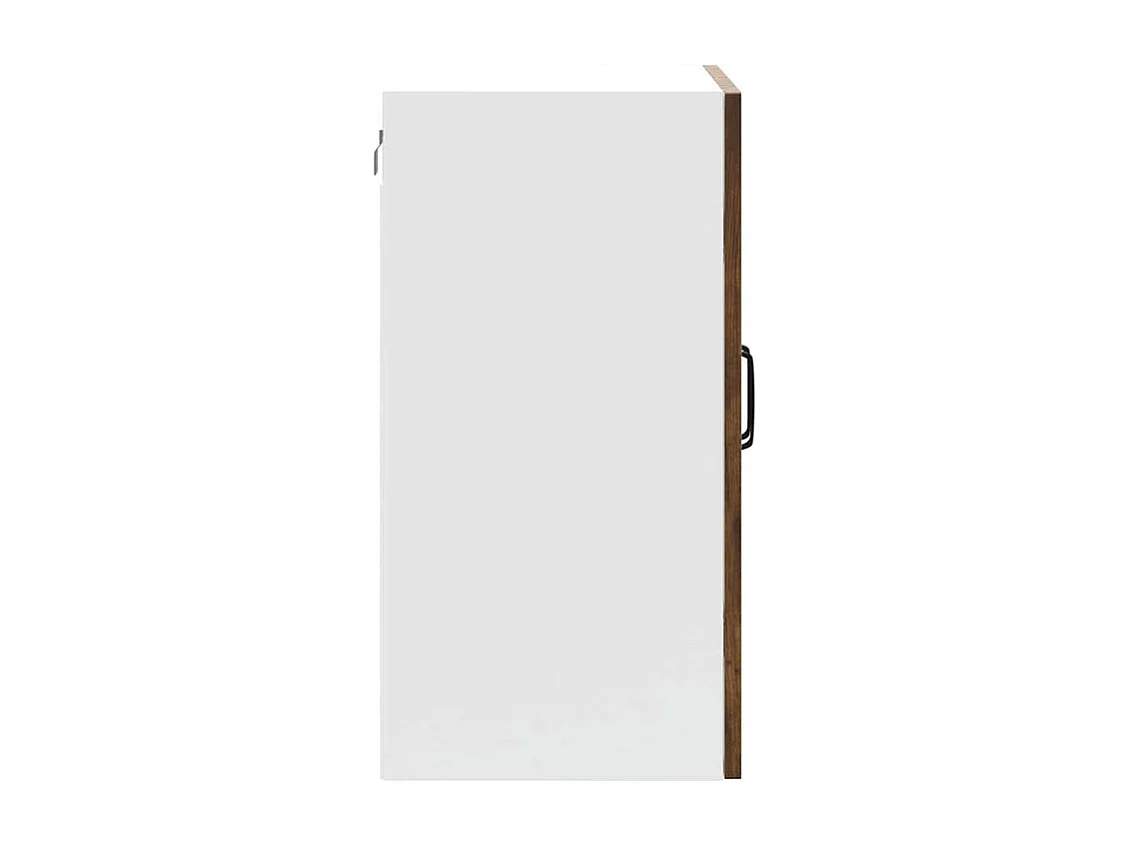 Armoire murale de cuisine avec porte en verre Kalmar chêne fumé