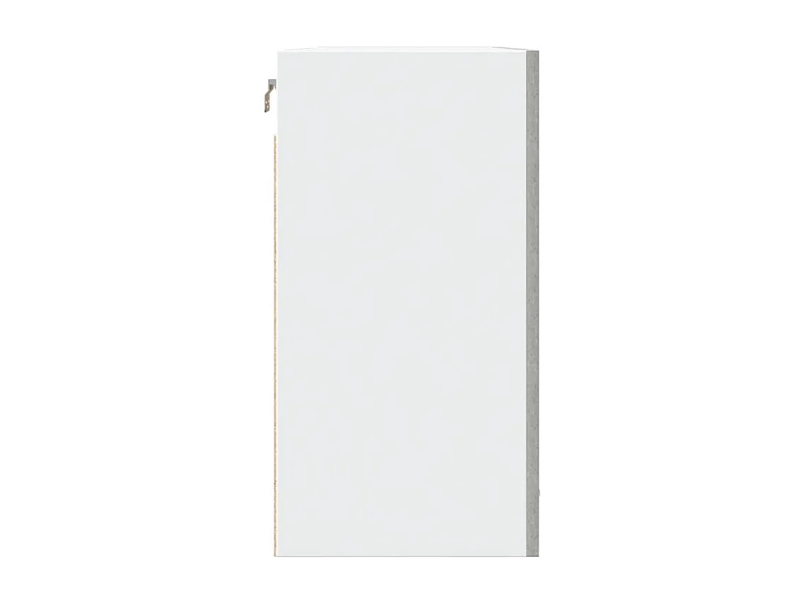 Armoire suspendue Gris béton 80x31x60