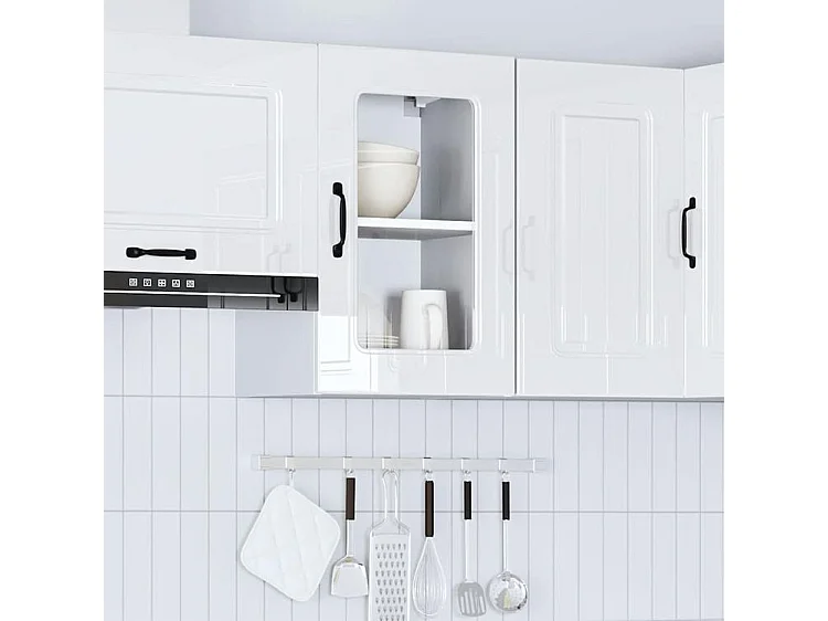 Armoire murale de cuisine avec porte en verre Kalmar