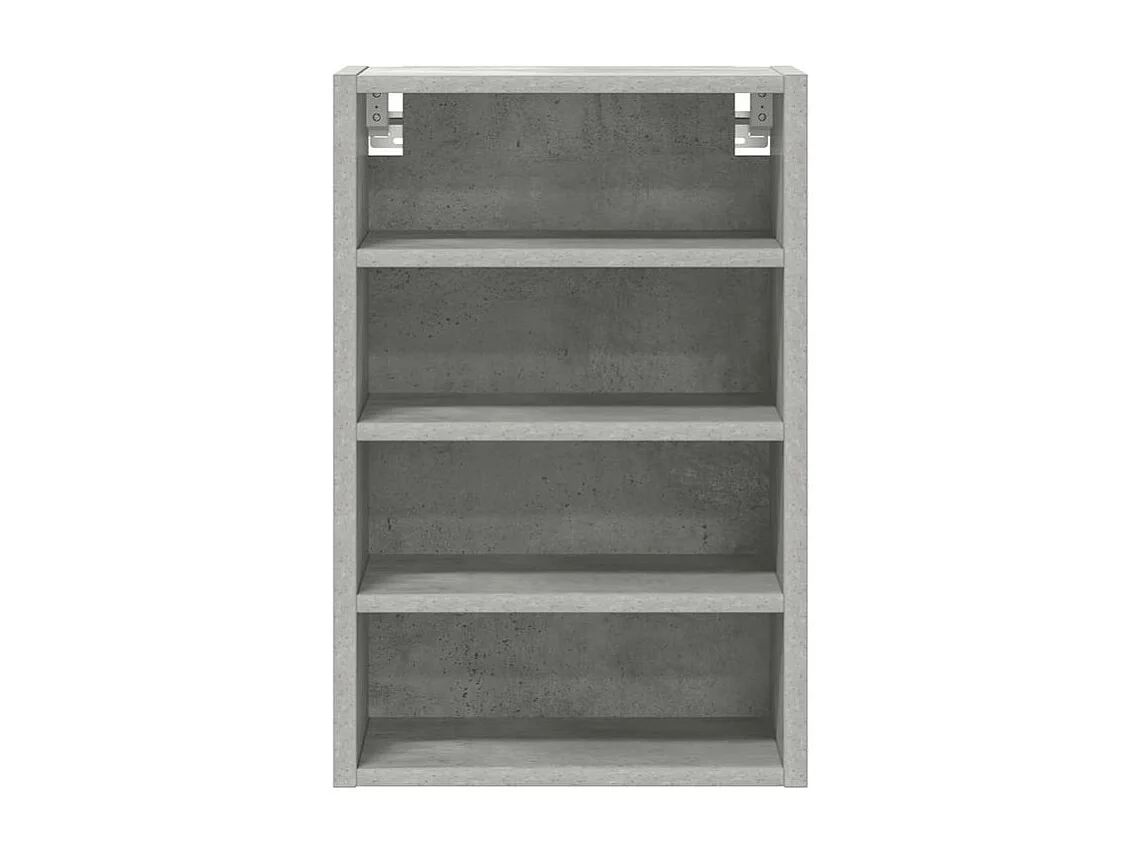 Armoire suspendue gris béton 40x29,5x60 bois d'ingénierie