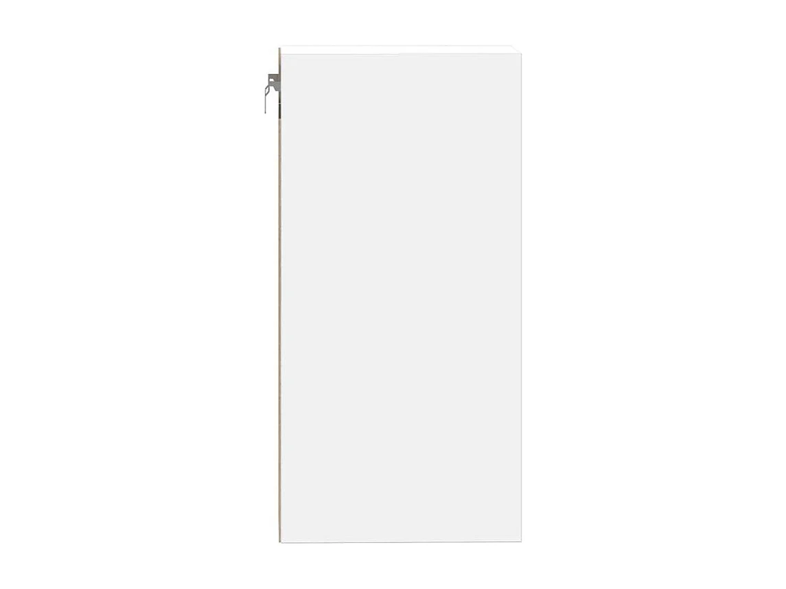 Armoire suspendue blanc 20x29,5x60 bois d'ingénierie