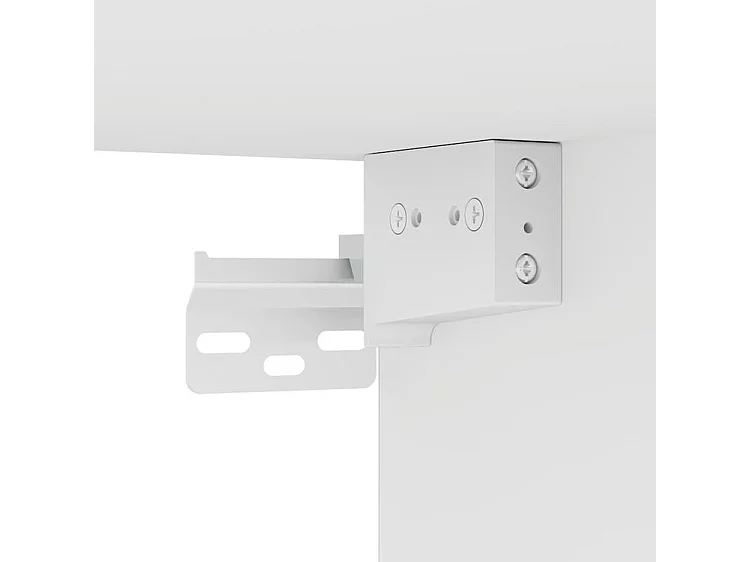 Armoire suspendue blanc 20x29,5x60 bois d'ingénierie