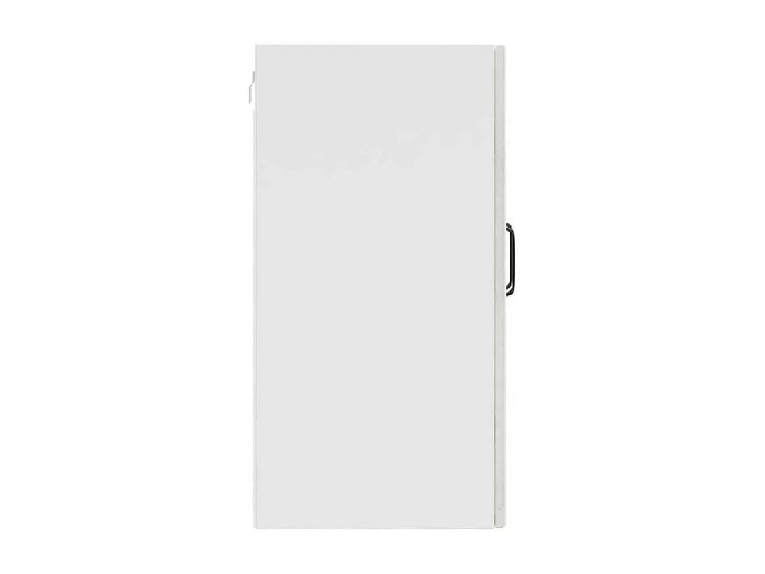 Armoire murale de cuisine avec porte en verre Lucca gris béton