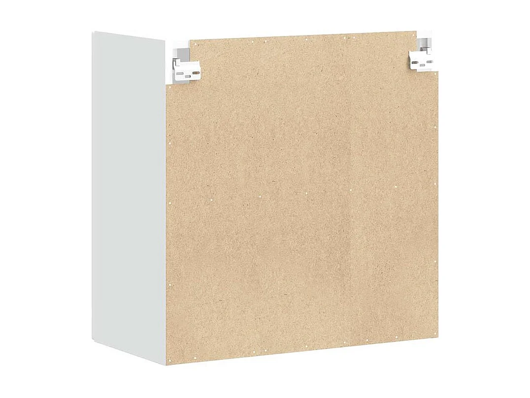 Armoire murale de cuisine avec porte en verre Kalmar blanc