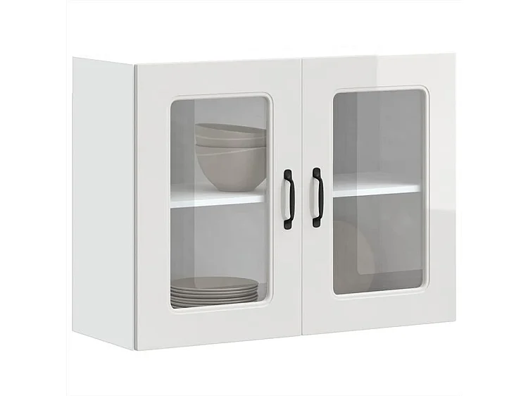 Armoire murale de cuisine avec porte en verre Kalmar
