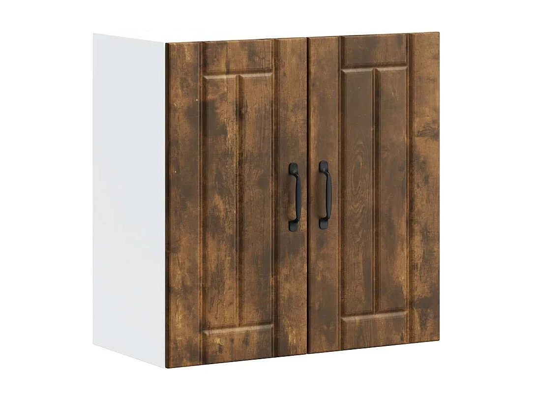 Armoire murale de cuisine Lucca chêne fumé bois ingénierie