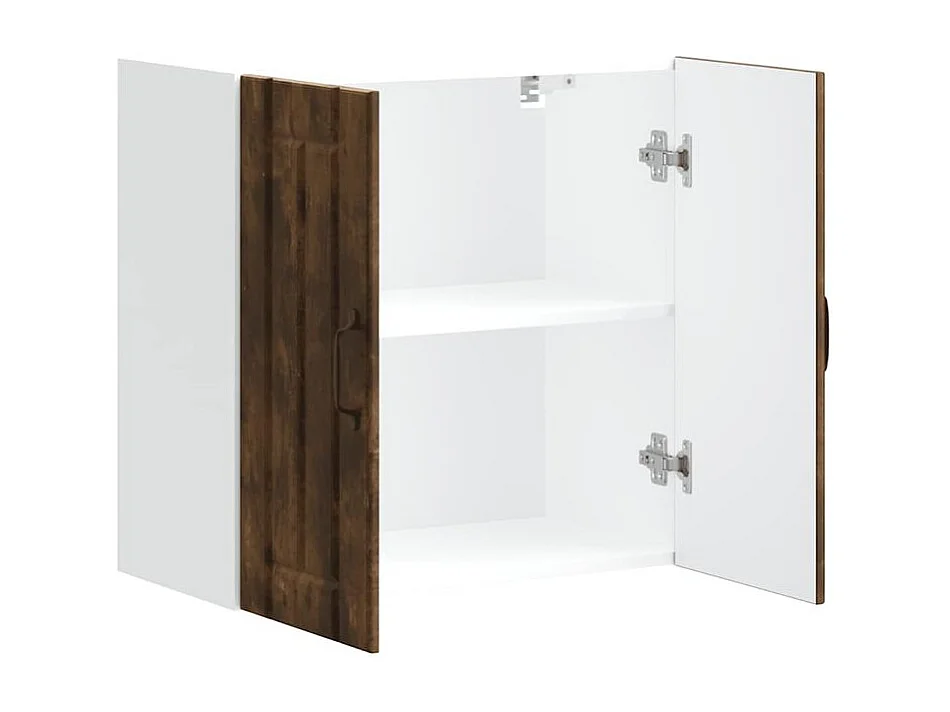Armoire murale de cuisine Lucca chêne fumé bois ingénierie