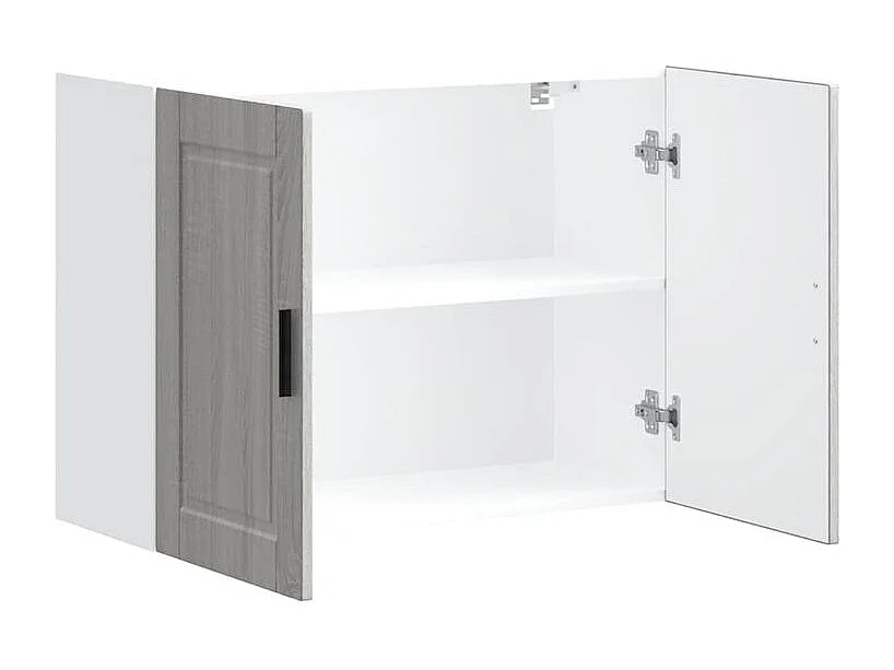 Armoire murale de cuisine Porto sonoma gris bois d'ingénierie