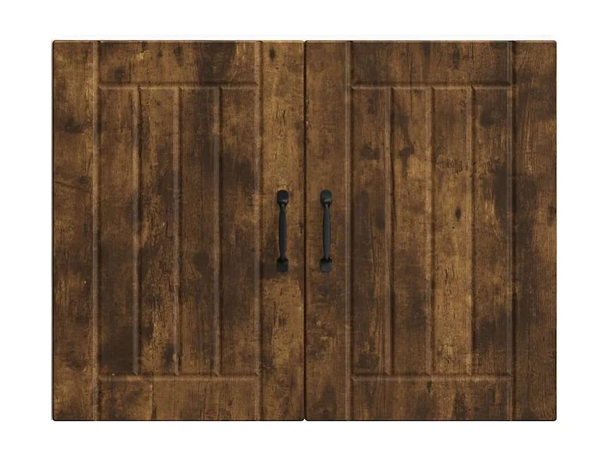 Armoire murale de cuisine Lucca chêne fumé bois ingénierie