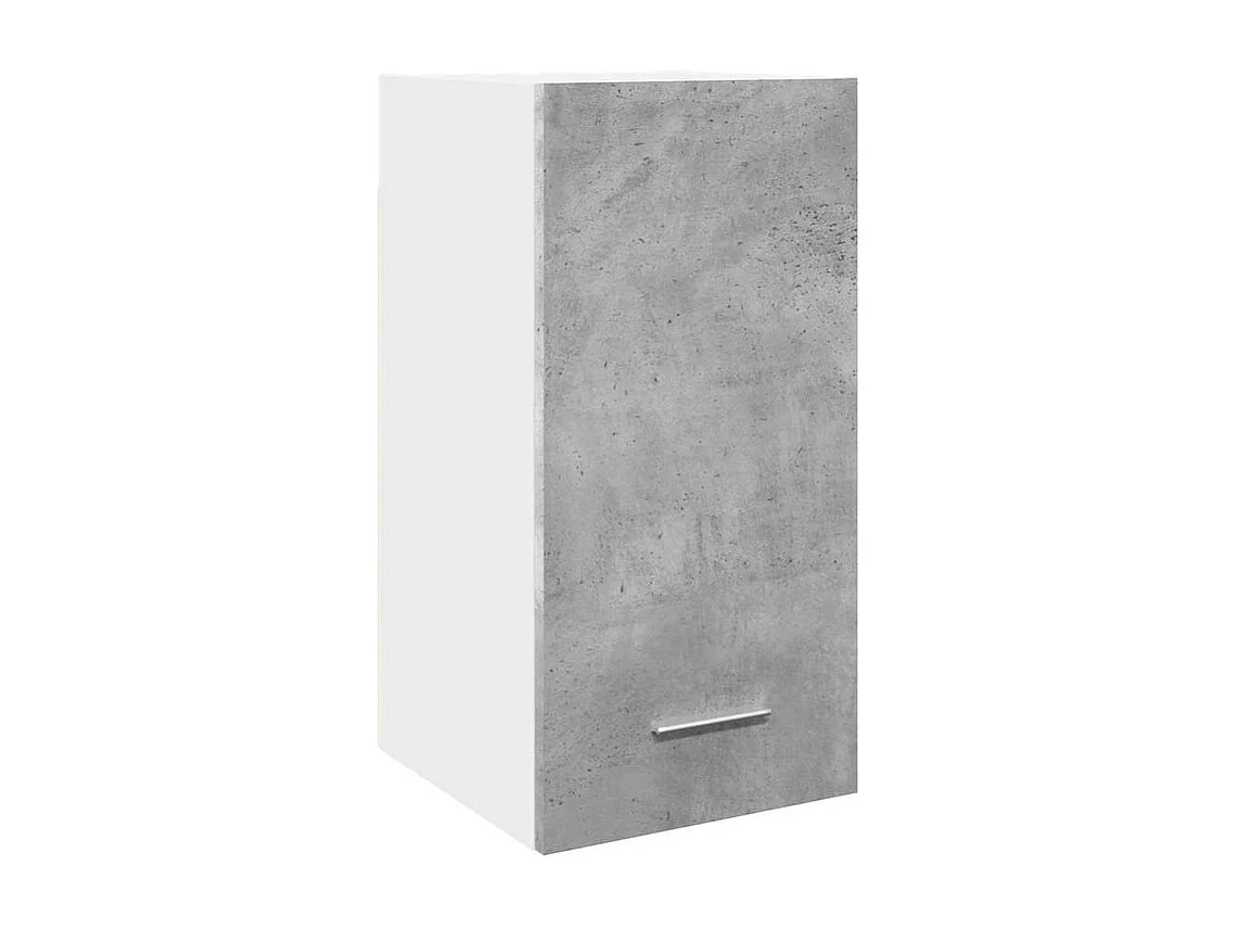 Armoire suspendue gris béton 30x31x60 bois d'ingénierie