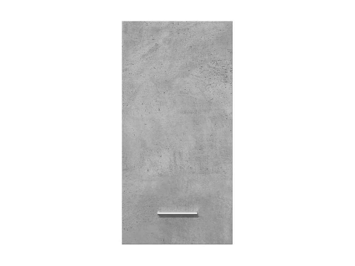 Armoire suspendue gris béton 30x31x60 bois d'ingénierie