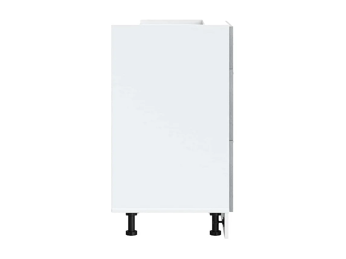 Armoire de cuisine sonoma gris bois d'ingénierie