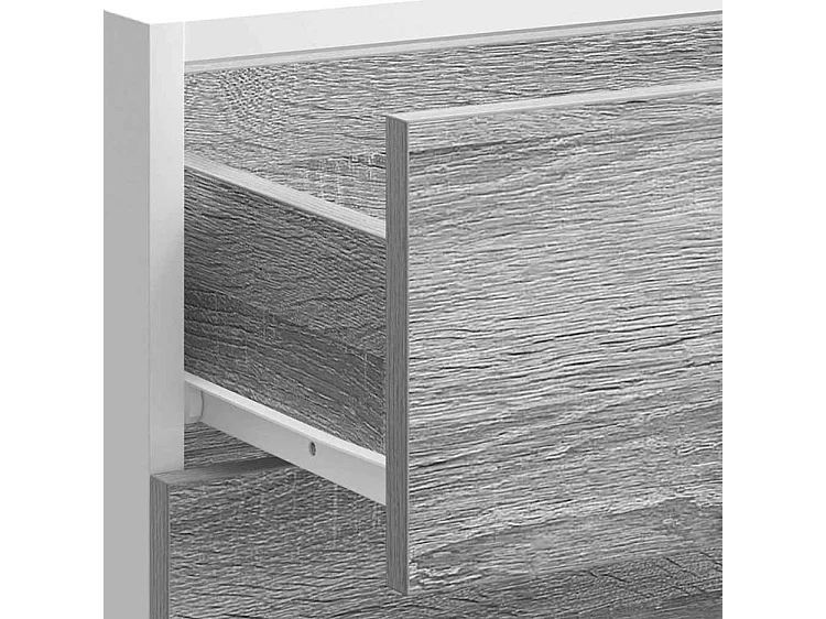 Armoire de cuisine sonoma gris bois d'ingénierie