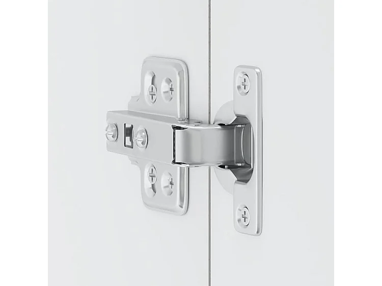 Armoire murale de cuisine Kalmar gris béton bois d'ingénierie