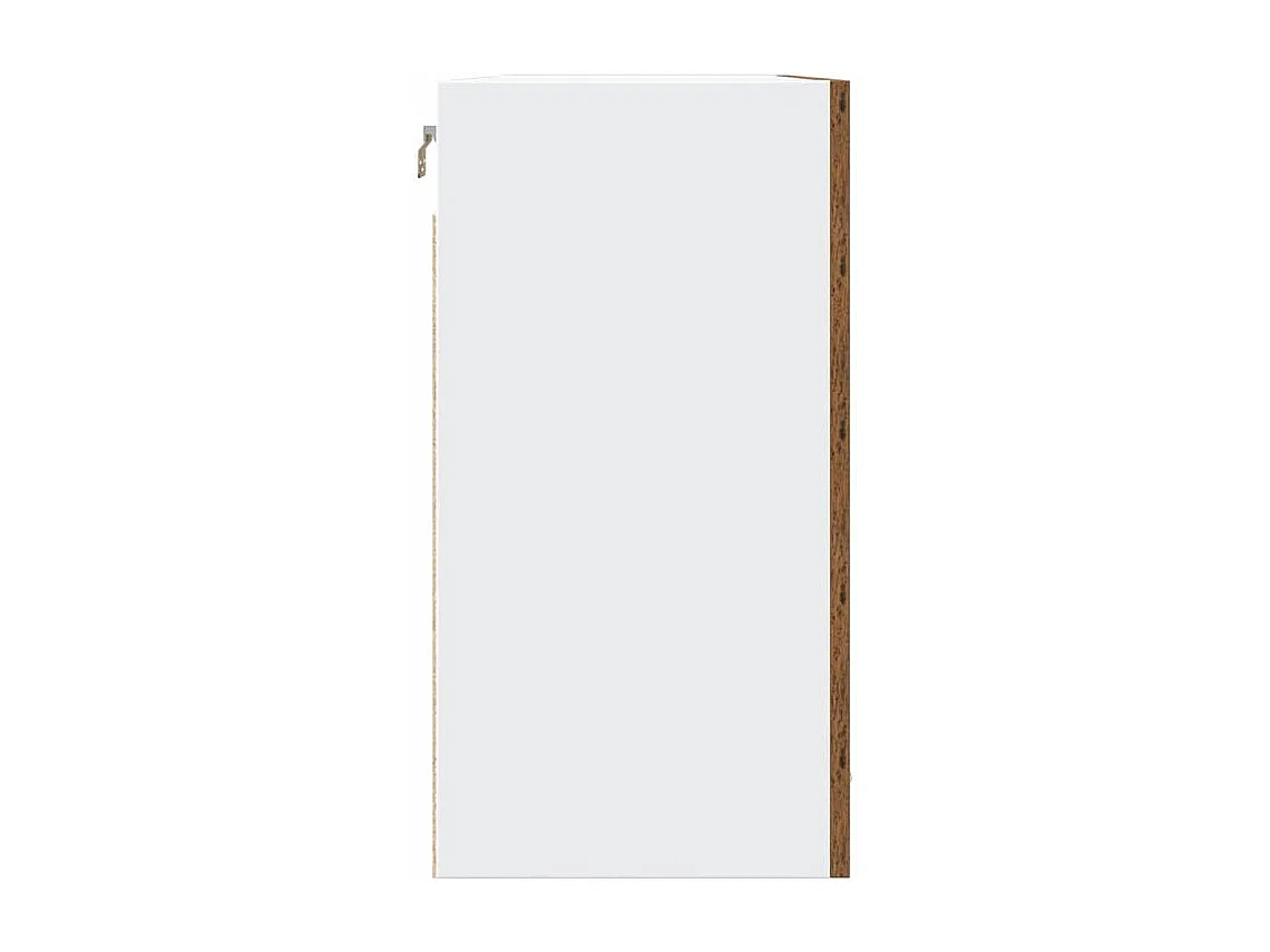 Armoire suspendue vieux bois 80x31x60 bois d'ingénierie