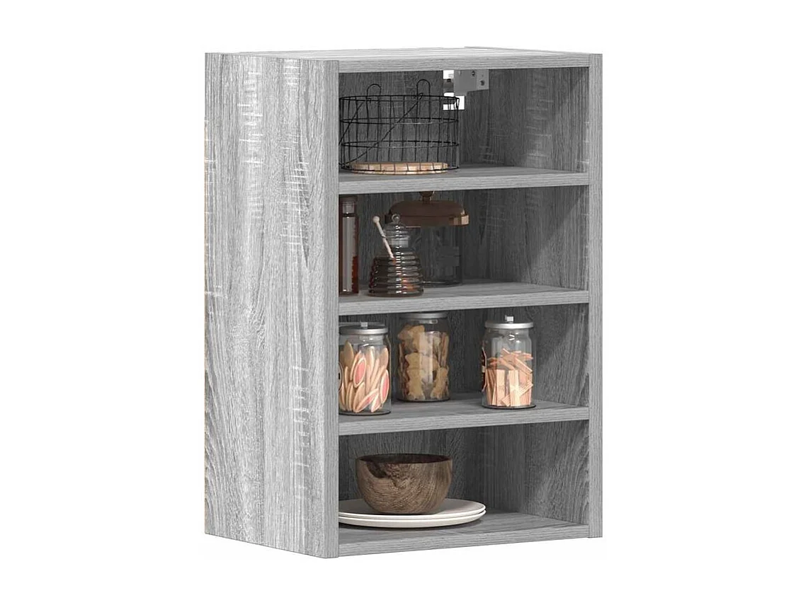 Armoire suspendue sonoma gris 40x29,5x60 bois d'ingénierie