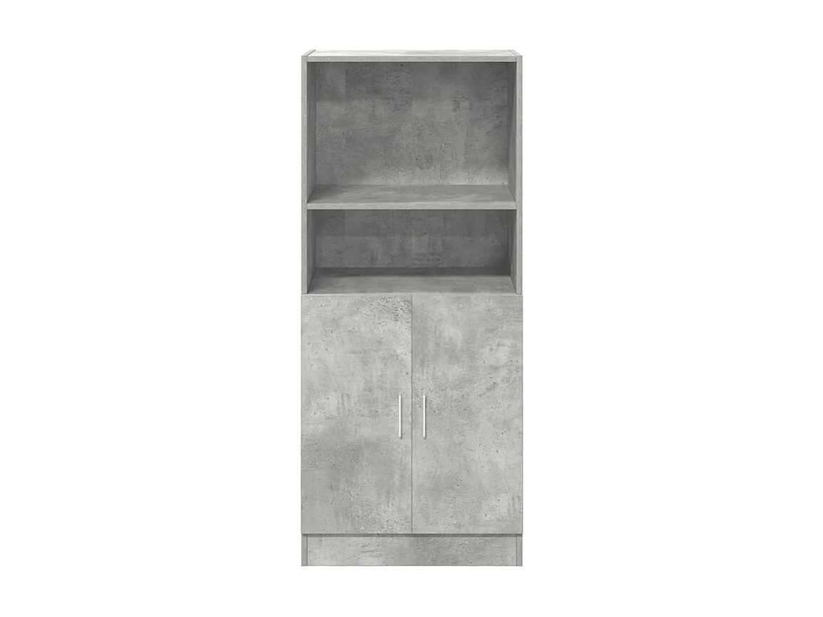 Armoire de cuisine gris béton 57x41,5x131,5 bois ingénierie