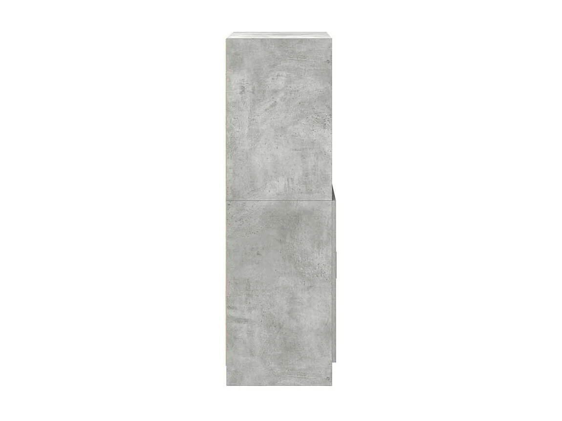 Armoire de cuisine gris béton 57x41,5x131,5 bois ingénierie