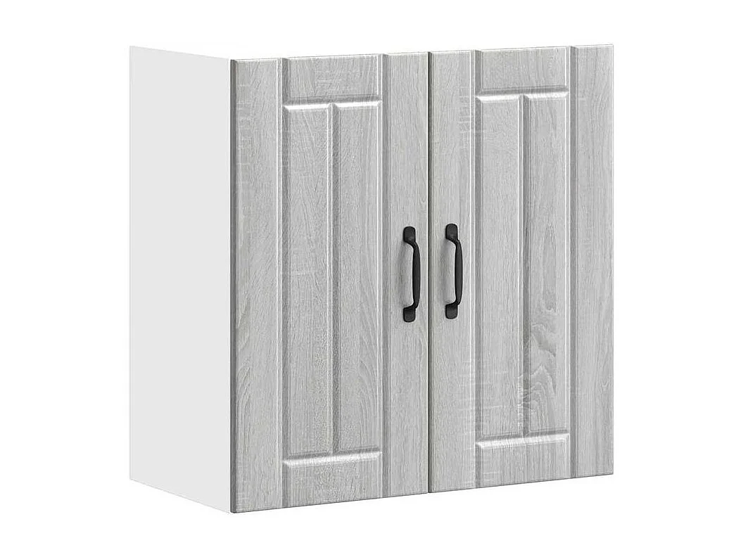 Armoire murale de cuisine Lucca sonoma gris bois ingénierie