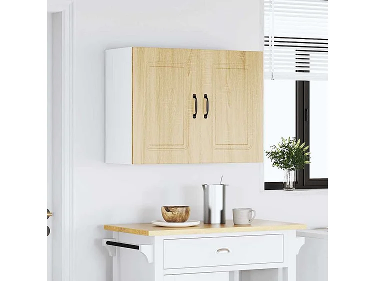 Armoire murale de cuisine Kalmar chêne sonoma bois d'ingénierie