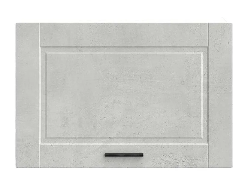 Armoire murale de cuisine Porto gris béton bois d'ingénierie